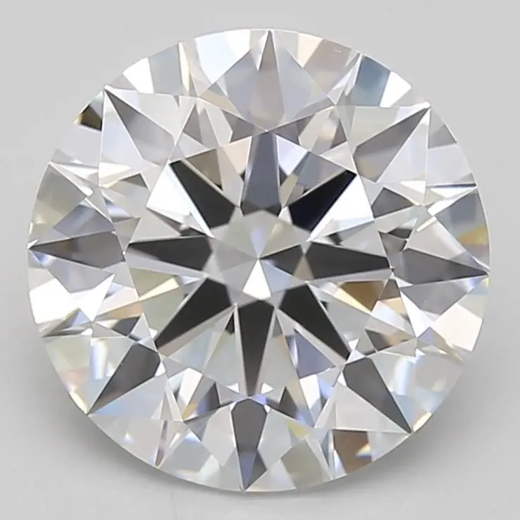 3.7 Carat Lab Grown Round Diamond
