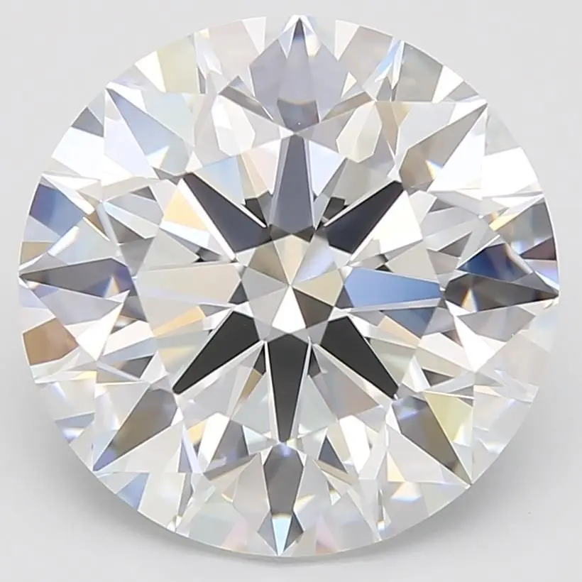 6.05 Carat Lab Grown Round Diamond