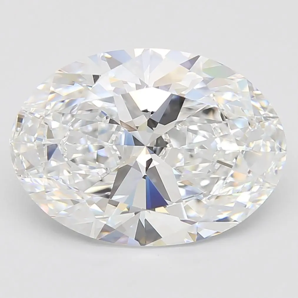 5.66 Carat Lab Grown Oval Diamond