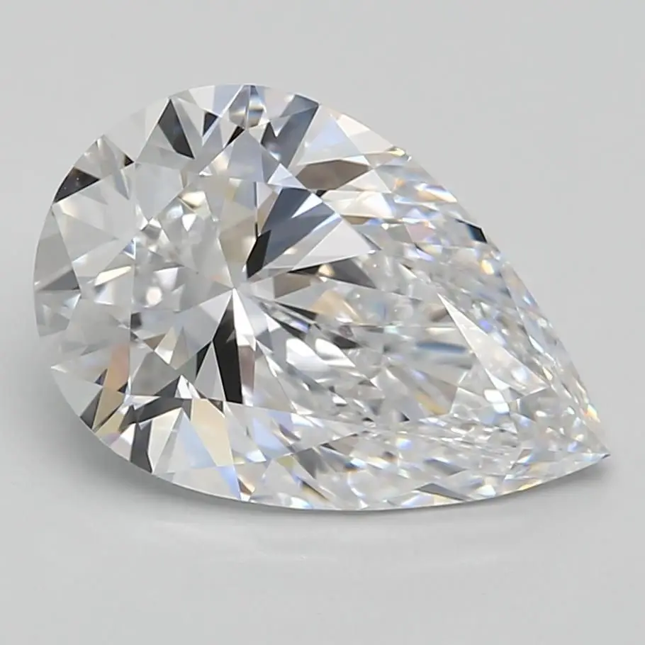 2.78 Carat Lab Grown Pear Diamond