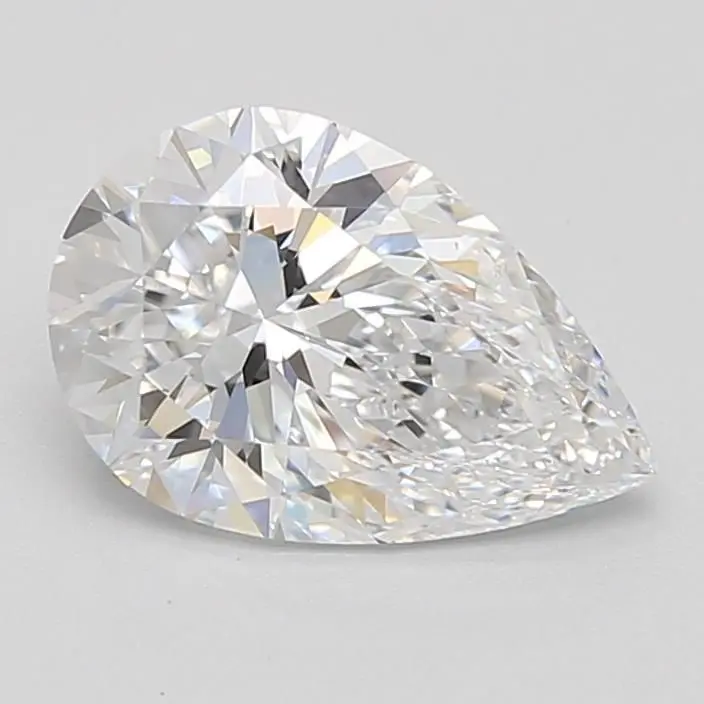 1.51 Carat Lab Grown Pear Diamond