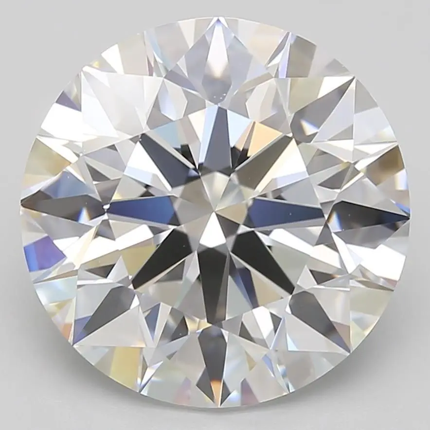 7.02 Carat Lab Grown Round Diamond