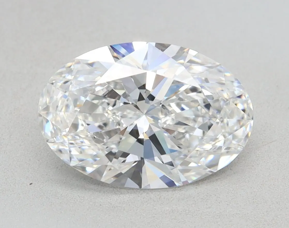 1.58 Carat Lab Grown Oval Diamond