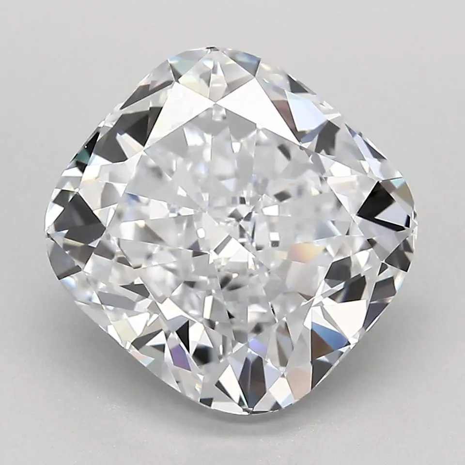 3.81 Carat Lab Grown Cushion Diamond
