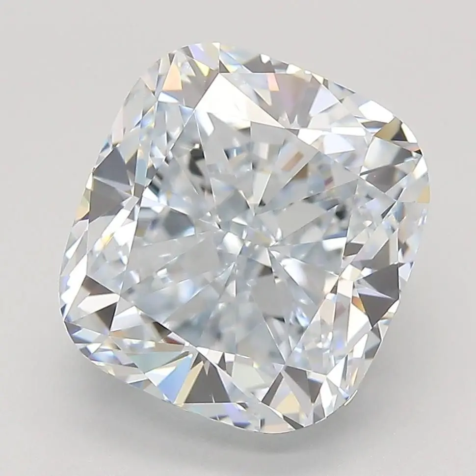 6.08 Carat Lab Grown Cushion Diamond