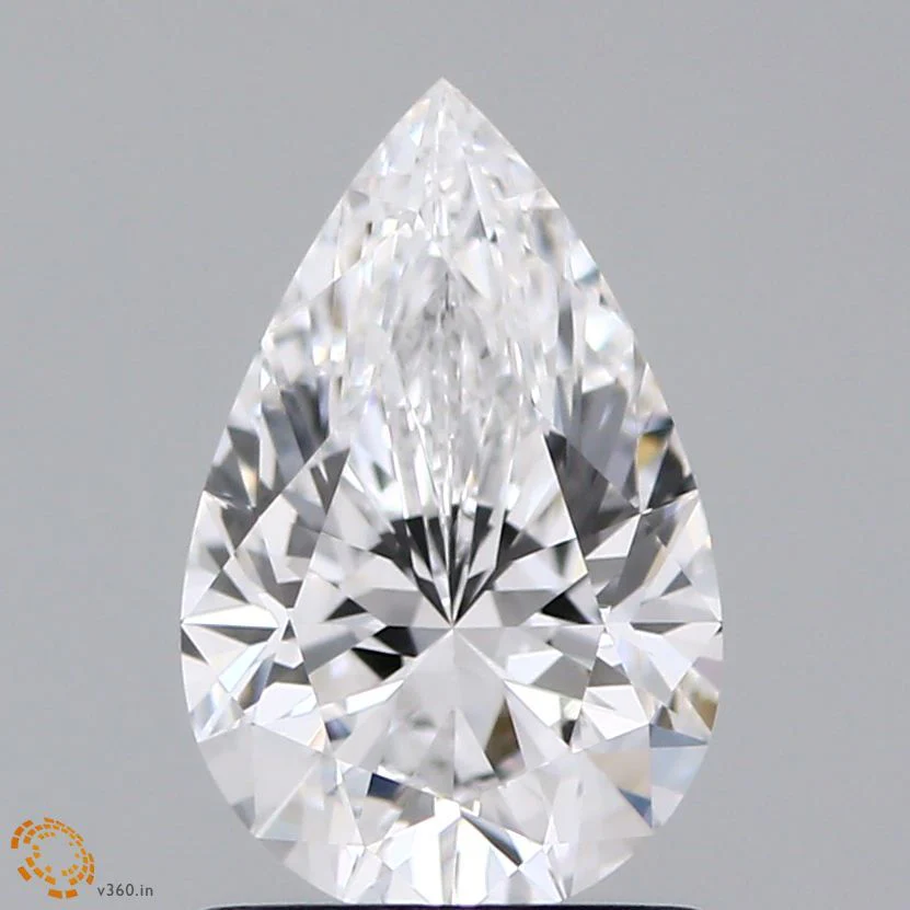 1.13 Carat Lab Grown Pear Diamond