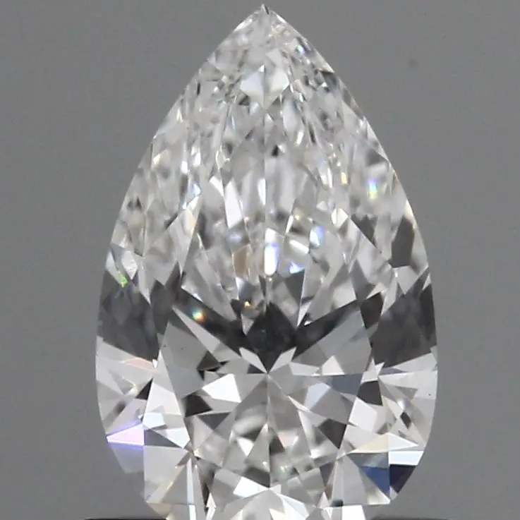 0.59 Carat Lab Grown Pear Diamond