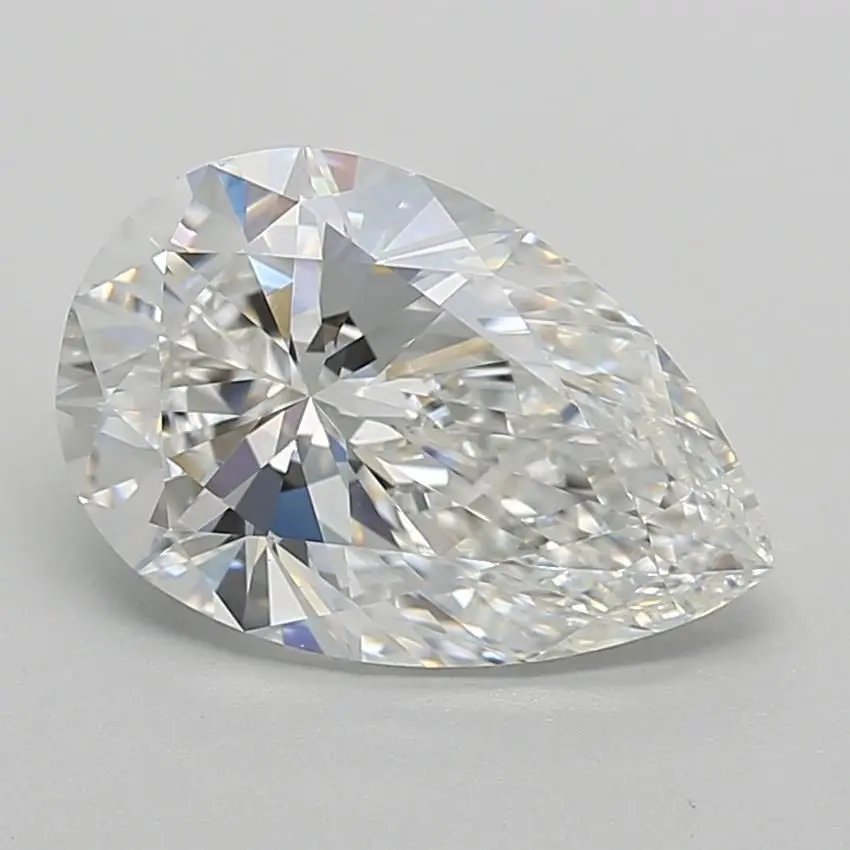 3.08 Carat Lab Grown Pear Diamond