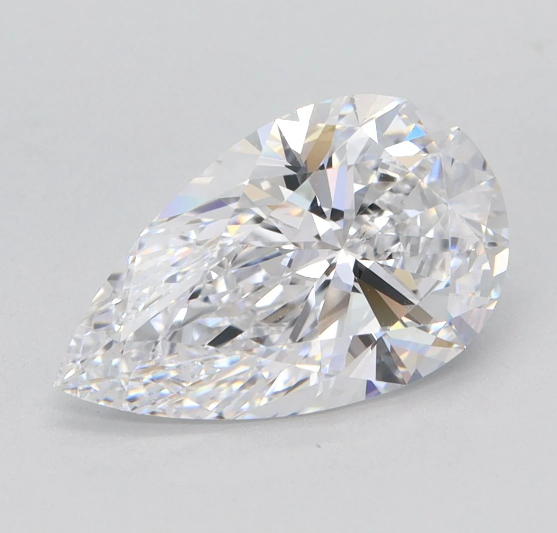 2.01 Carat Lab Grown Pear Diamond