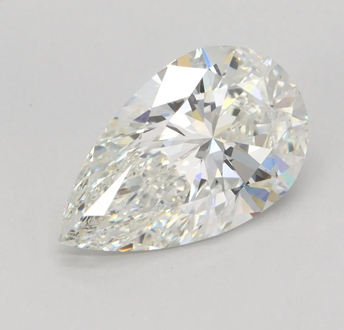 1.8 Carat Lab Grown Pear Diamond