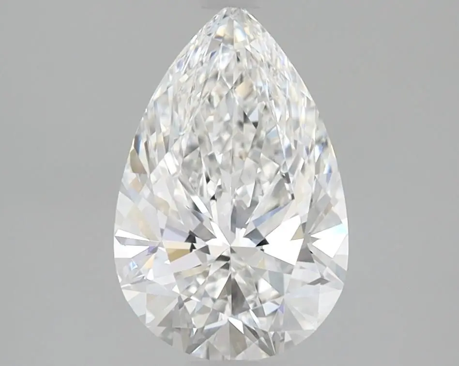 1.66 Carat Lab Grown Pear Diamond