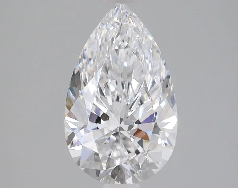 1.68 Carat Lab Grown Pear Diamond