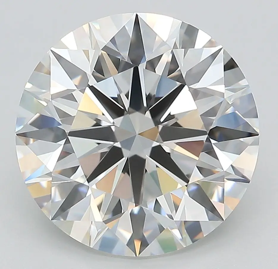 5.76 Carat Lab Grown Round Diamond