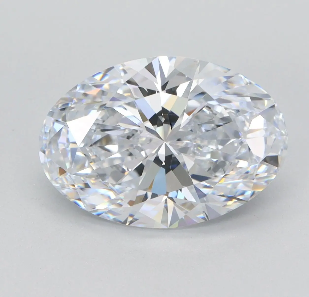 3.08 Carat Lab Grown Oval Diamond