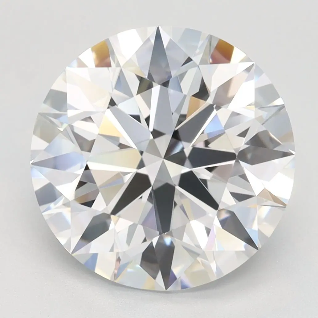 4.07 Carat Lab Grown Round Diamond