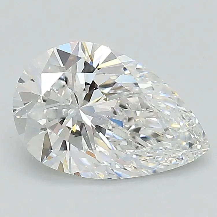 1.52 Carat Lab Grown Pear Diamond