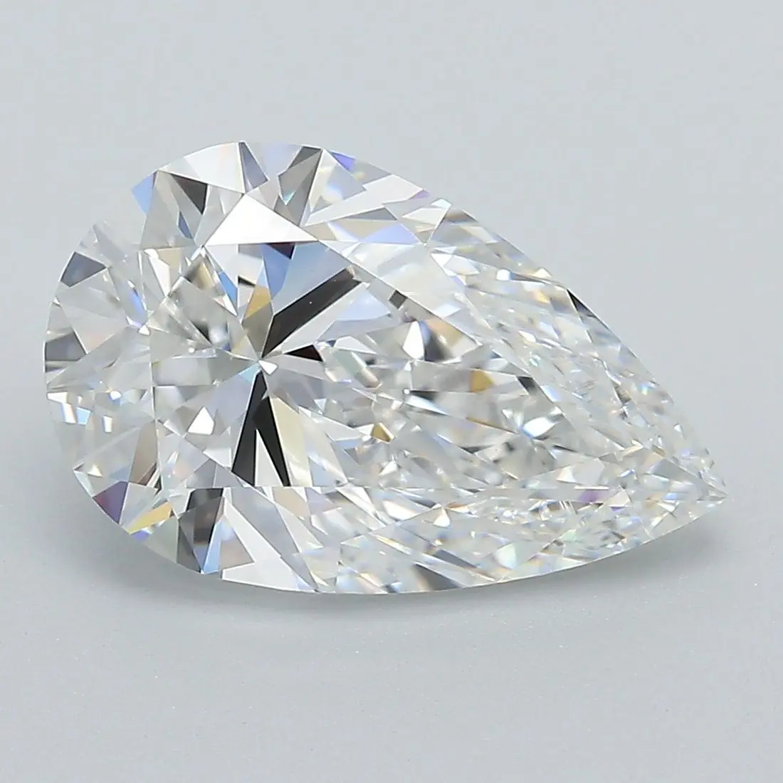4 Carat Lab Grown Pear Diamond