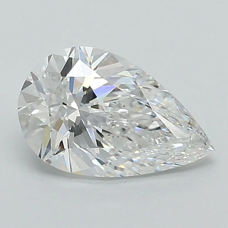 1.31 Carat Lab Grown Pear Diamond