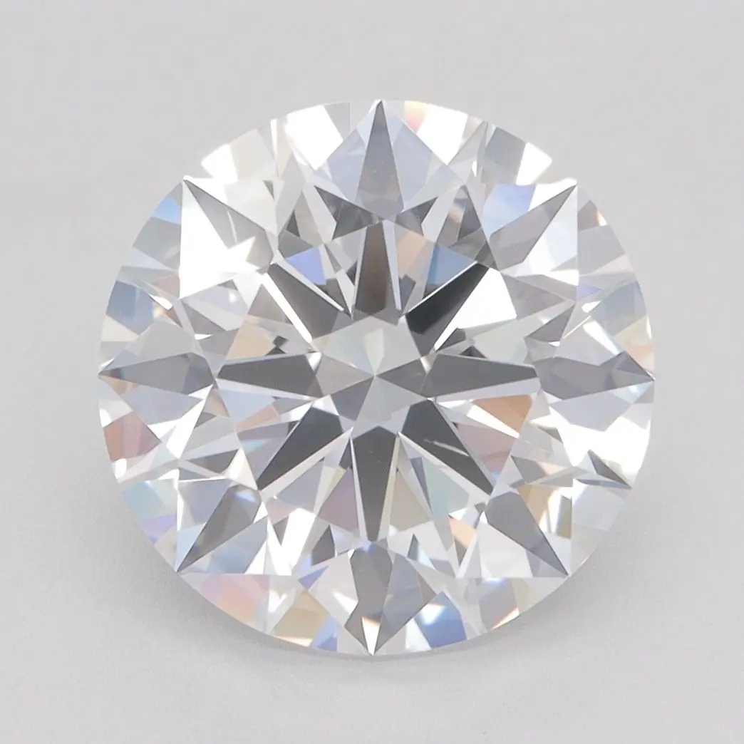 4.08 Carat Lab Grown Round Diamond