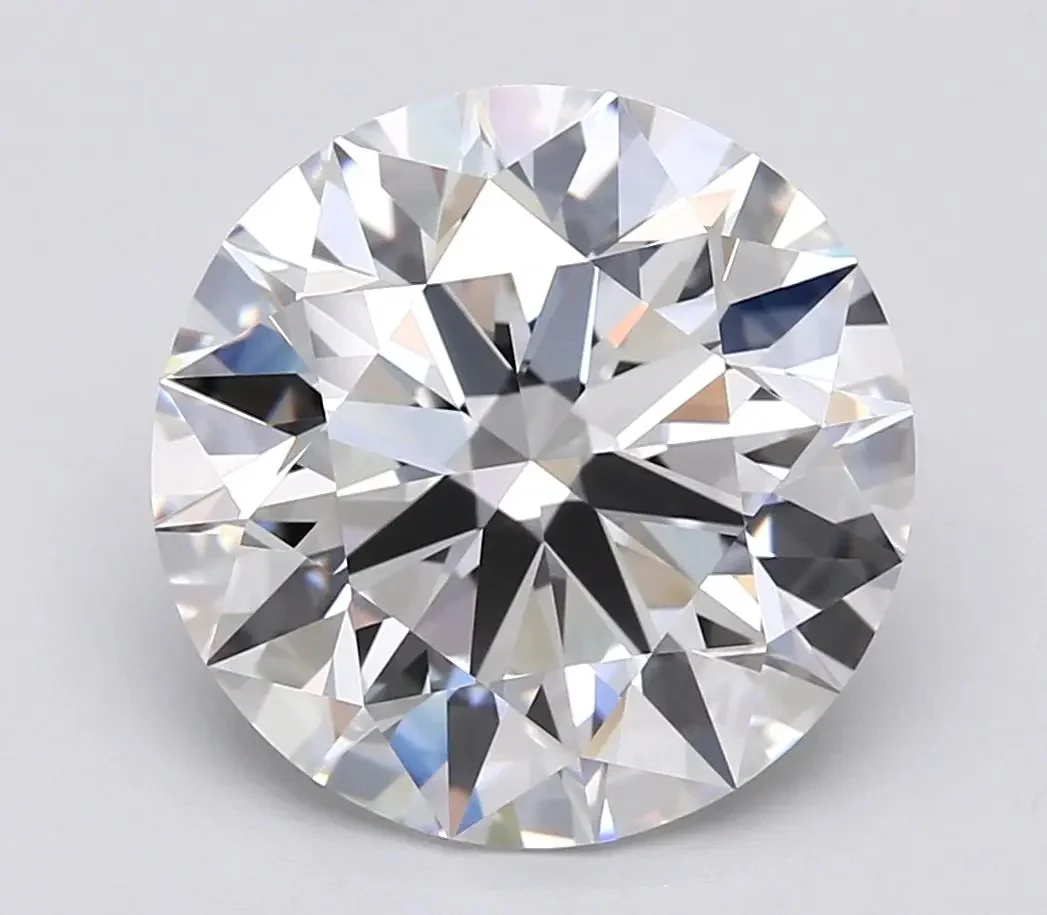 6.15 Carat Lab Grown Round Diamond