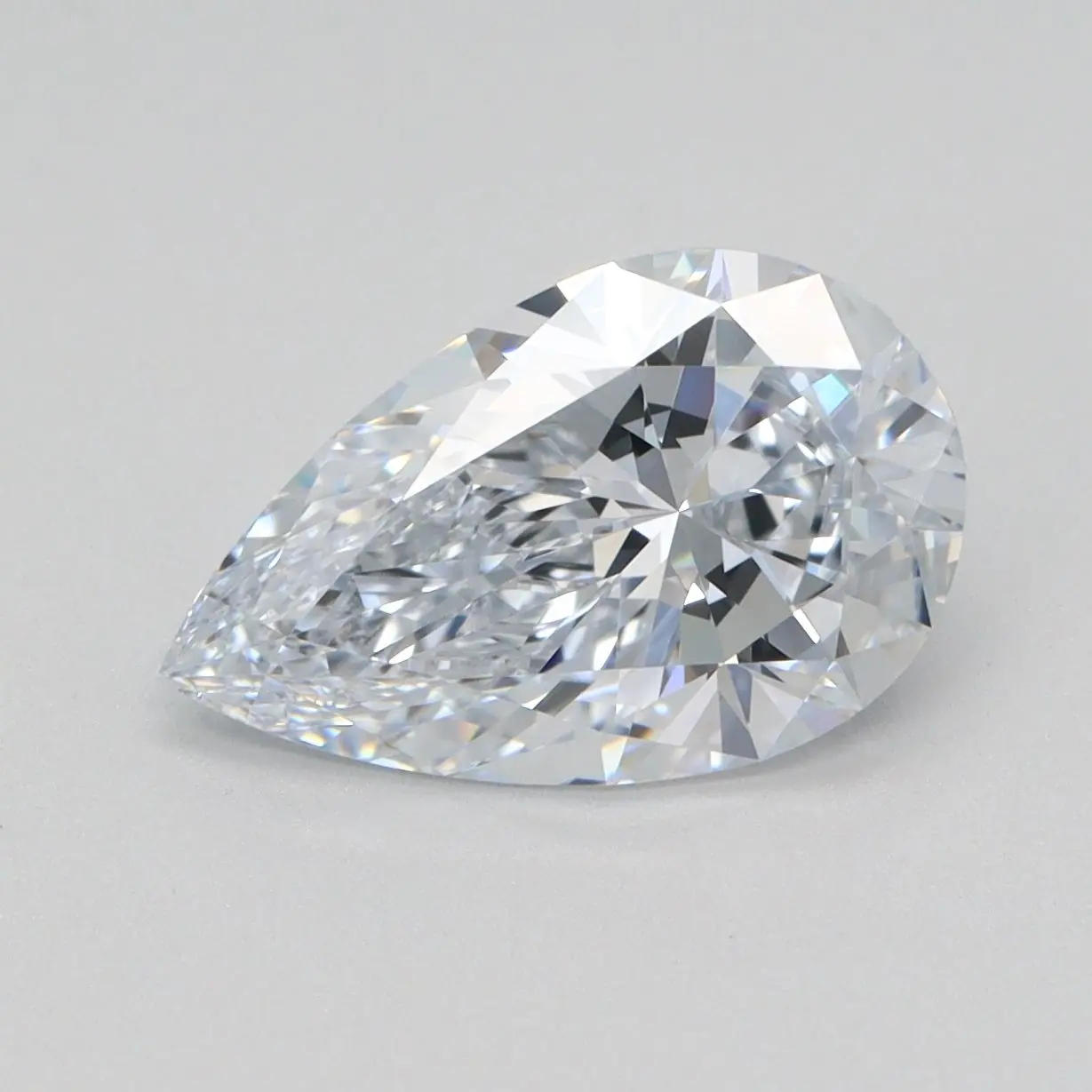 1.51 Carat Lab Grown Pear Diamond