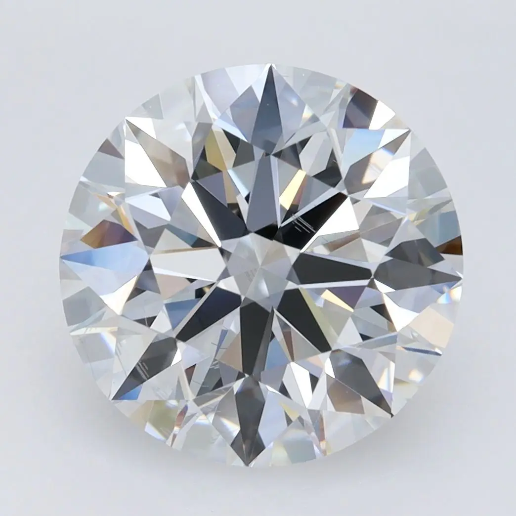 4.13 Carat Lab Grown Round Diamond