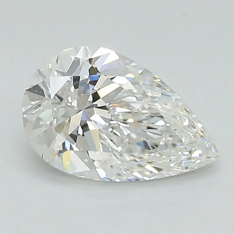 1.37 Carat Lab Grown Pear Diamond