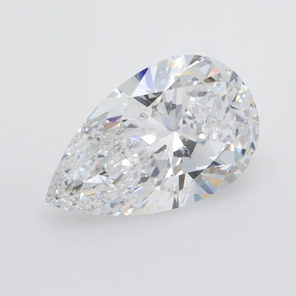 1.53 Carat Lab Grown Pear Diamond
