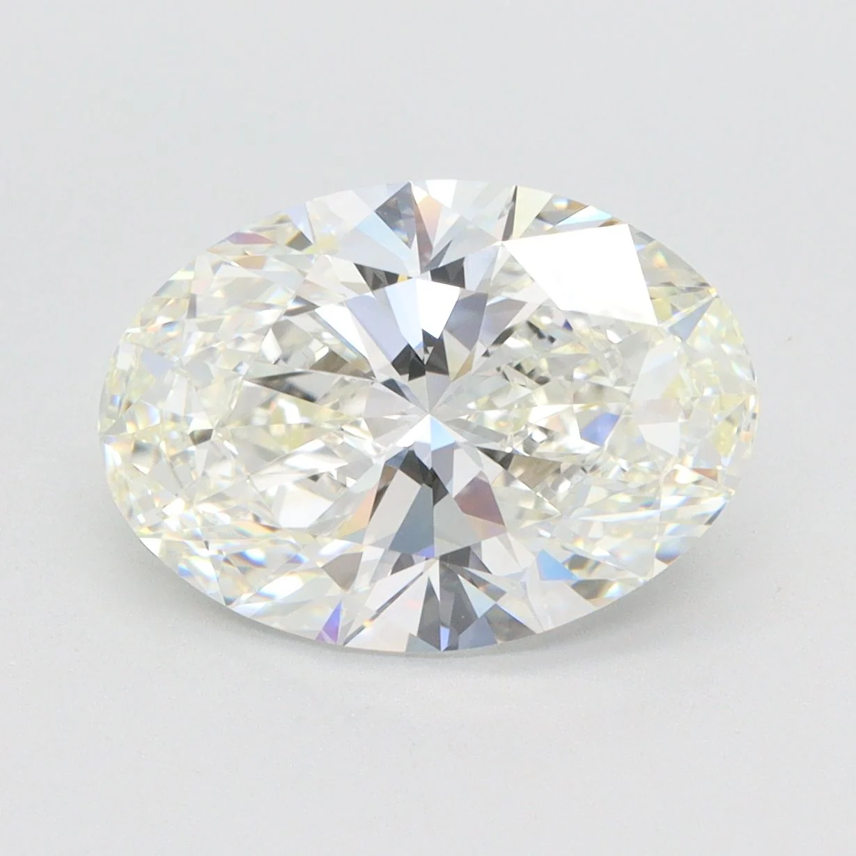 3.66 Carat Lab Grown Oval Diamond