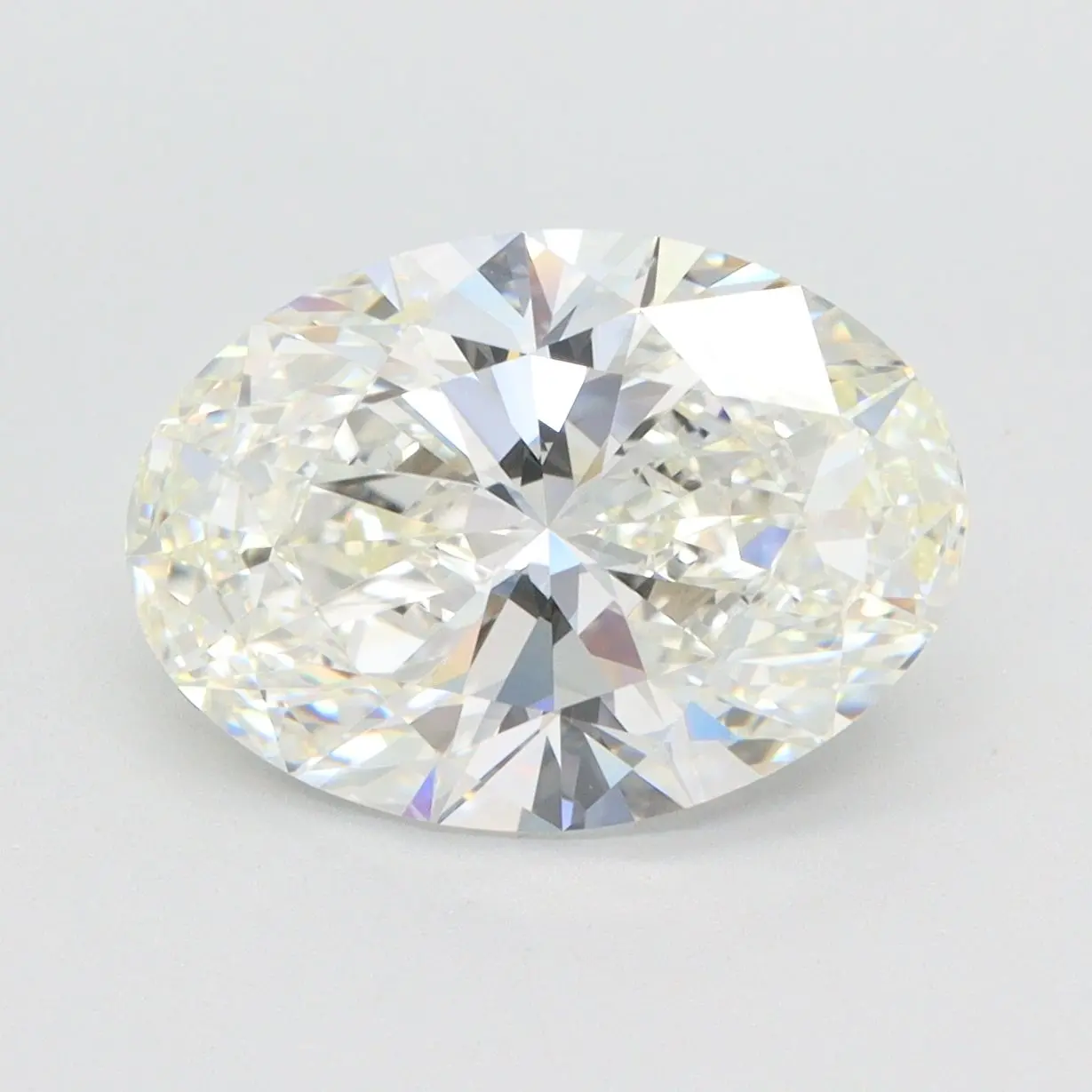 3.66 Carat Lab Grown Oval Diamond