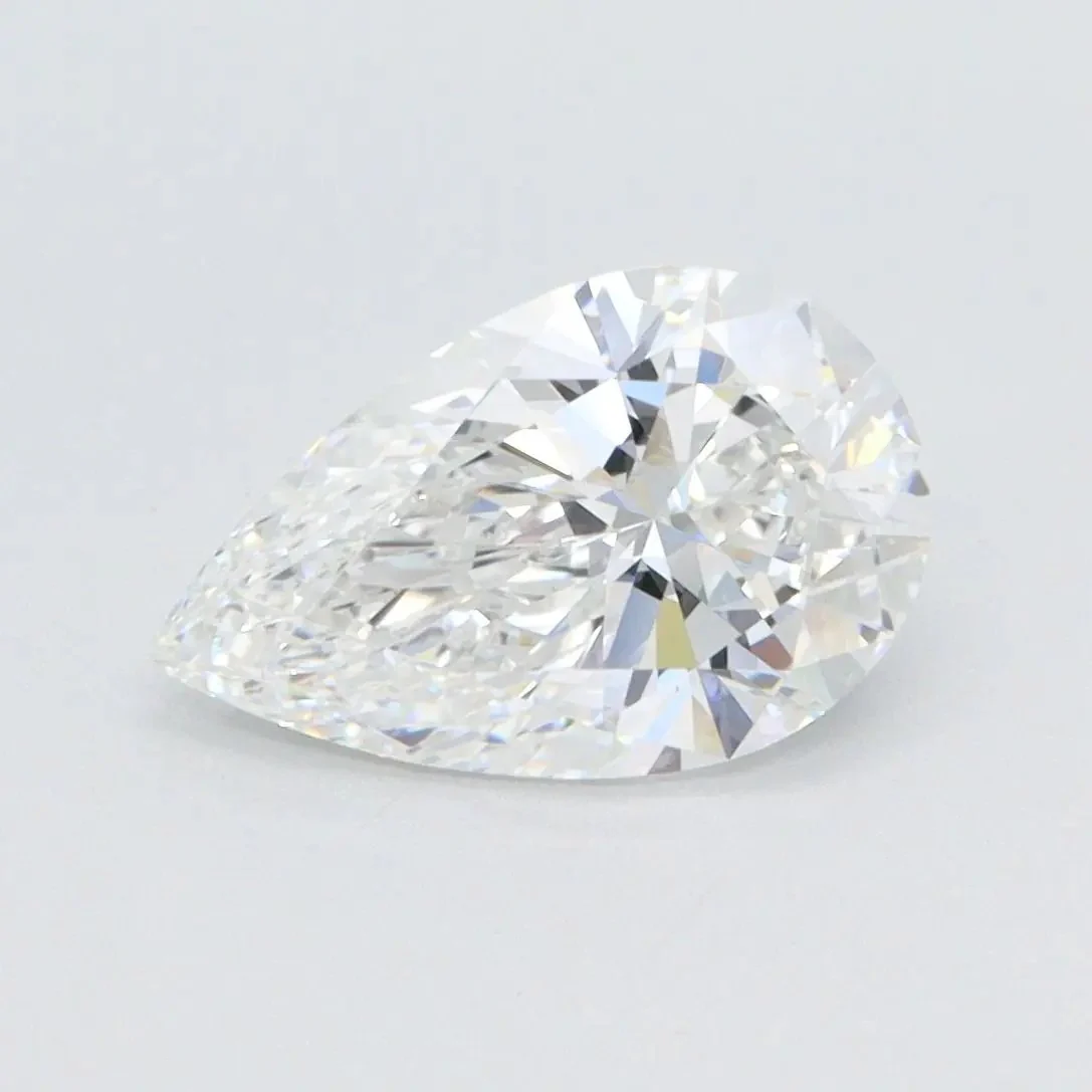 1.54 Carat Lab Grown Pear Diamond
