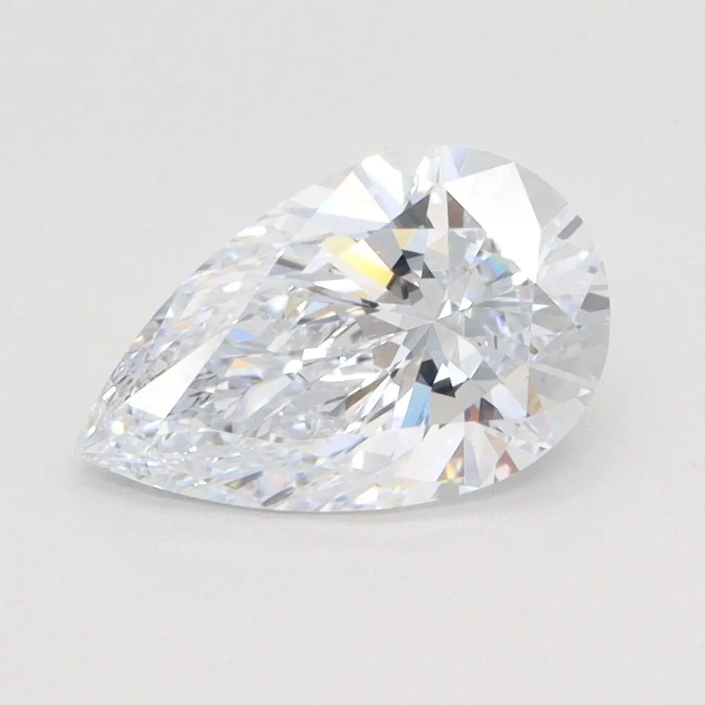 1.59 Carat Lab Grown Pear Diamond