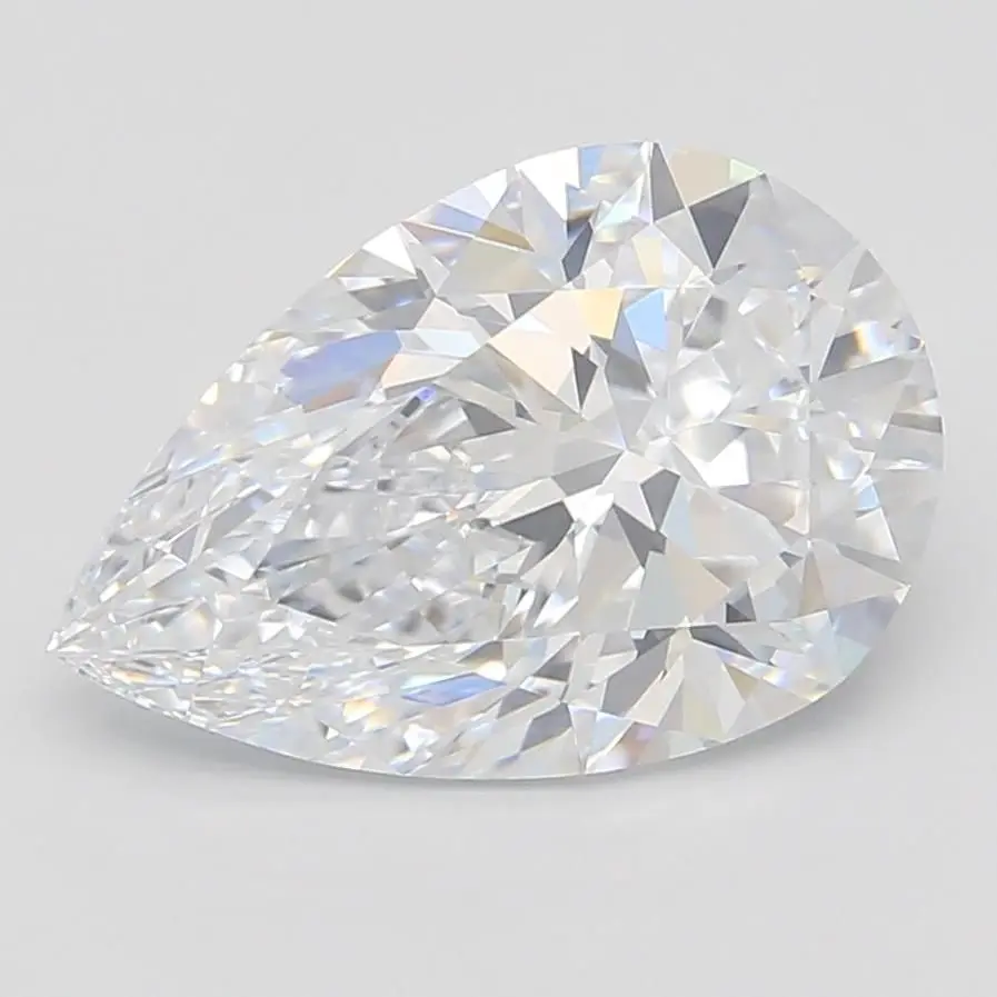 2.92 Carat Lab Grown Pear Diamond