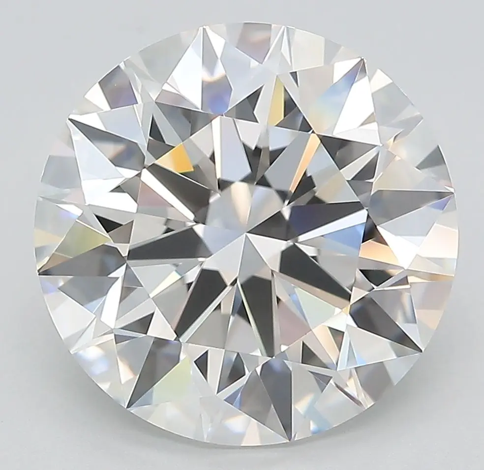6.58 Carat Lab Grown Round Diamond