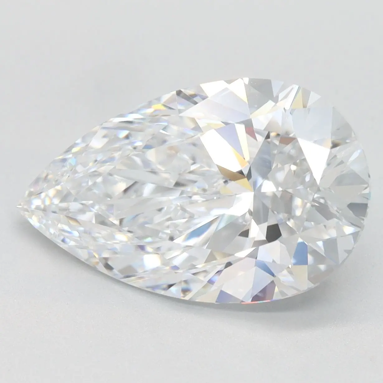 4.02 Carat Lab Grown Pear Diamond