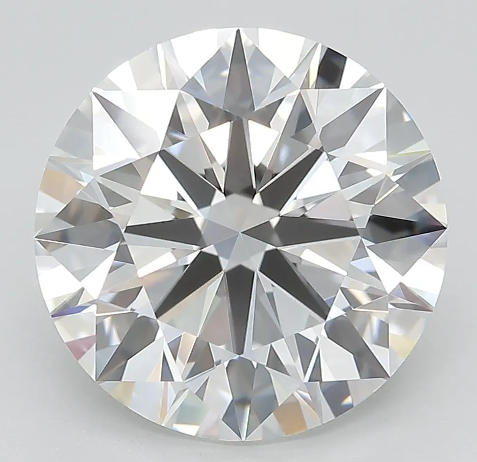 6.09 Carat Lab Grown Round Diamond