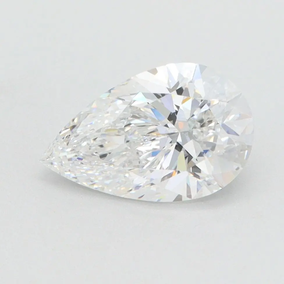 1.53 Carat Lab Grown Pear Diamond
