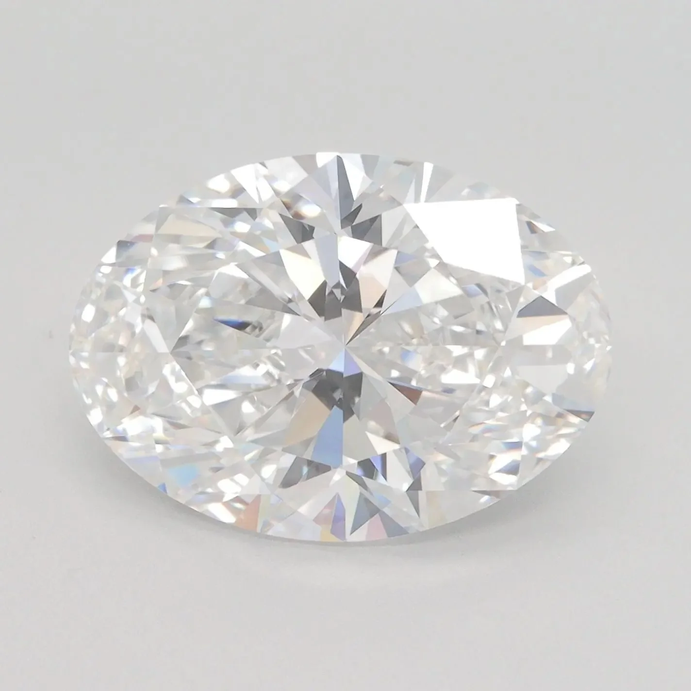 6.34 Carat Lab Grown Oval Diamond
