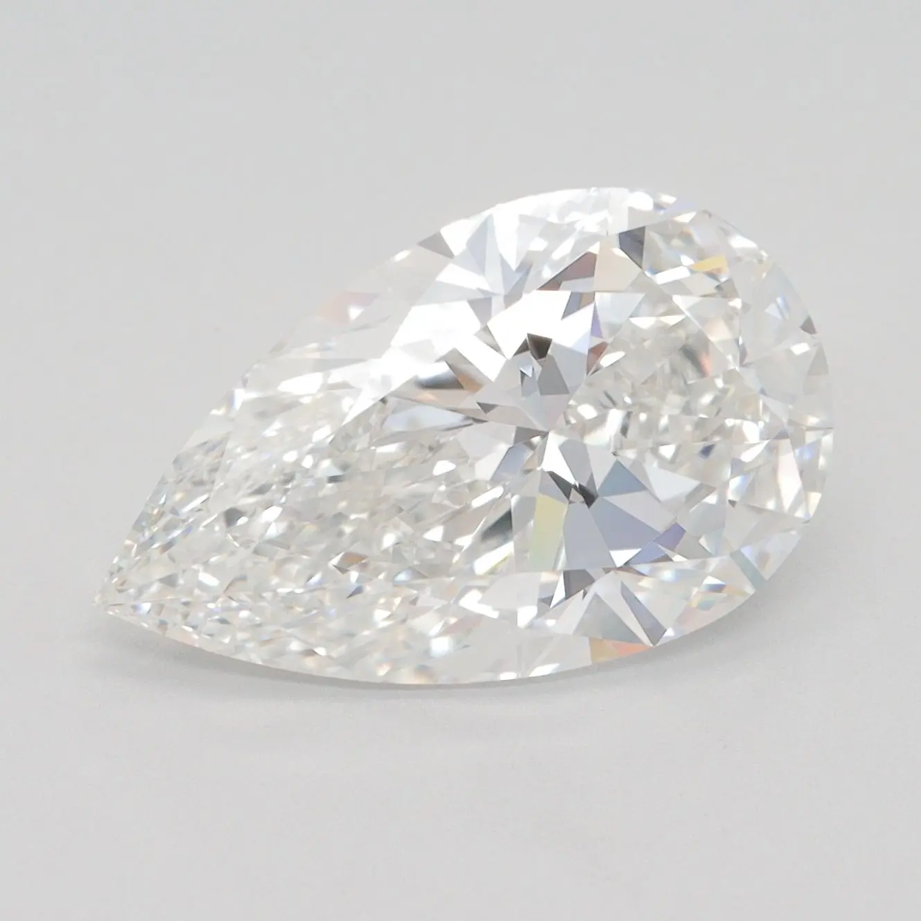 4.22 Carat Lab Grown Pear Diamond
