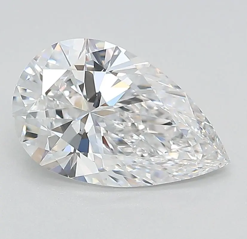 1.62 Carat Lab Grown Pear Diamond