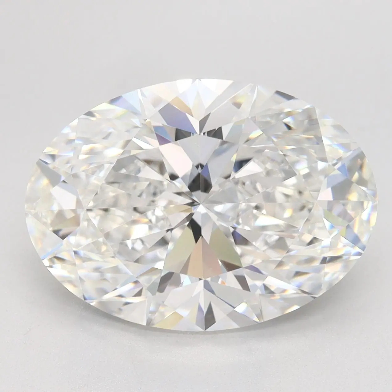 5.26 Carat Lab Grown Oval Diamond