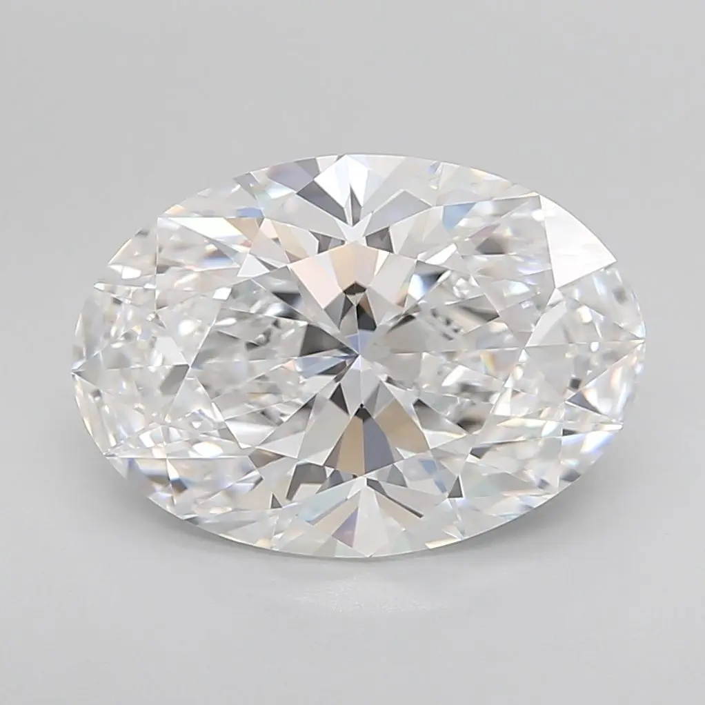 5.41 Carat Lab Grown Oval Diamond