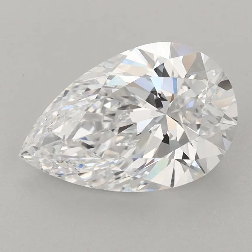 2.02 Carat Lab Grown Pear Diamond