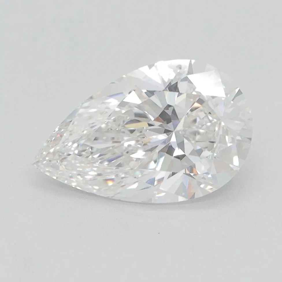 1.54 Carat Lab Grown Pear Diamond