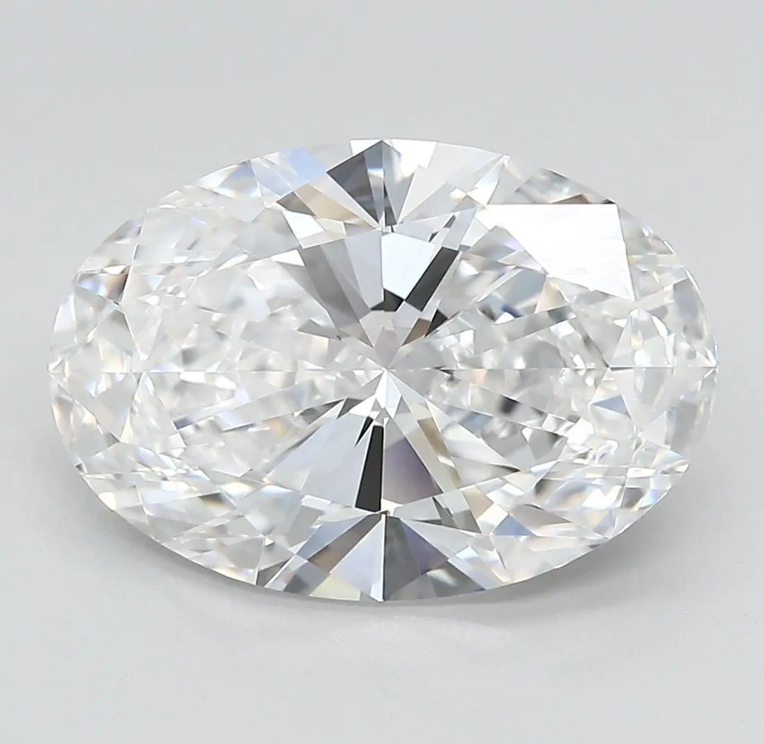 5.32 Carat Lab Grown Oval Diamond