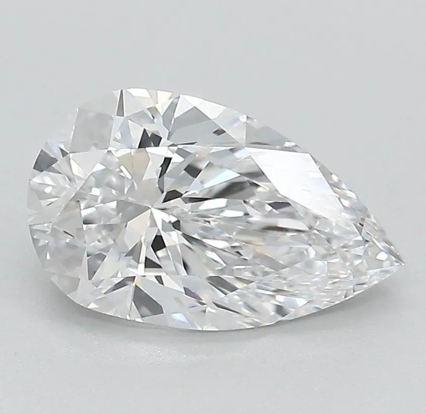 2 Carat Lab Grown Pear Diamond