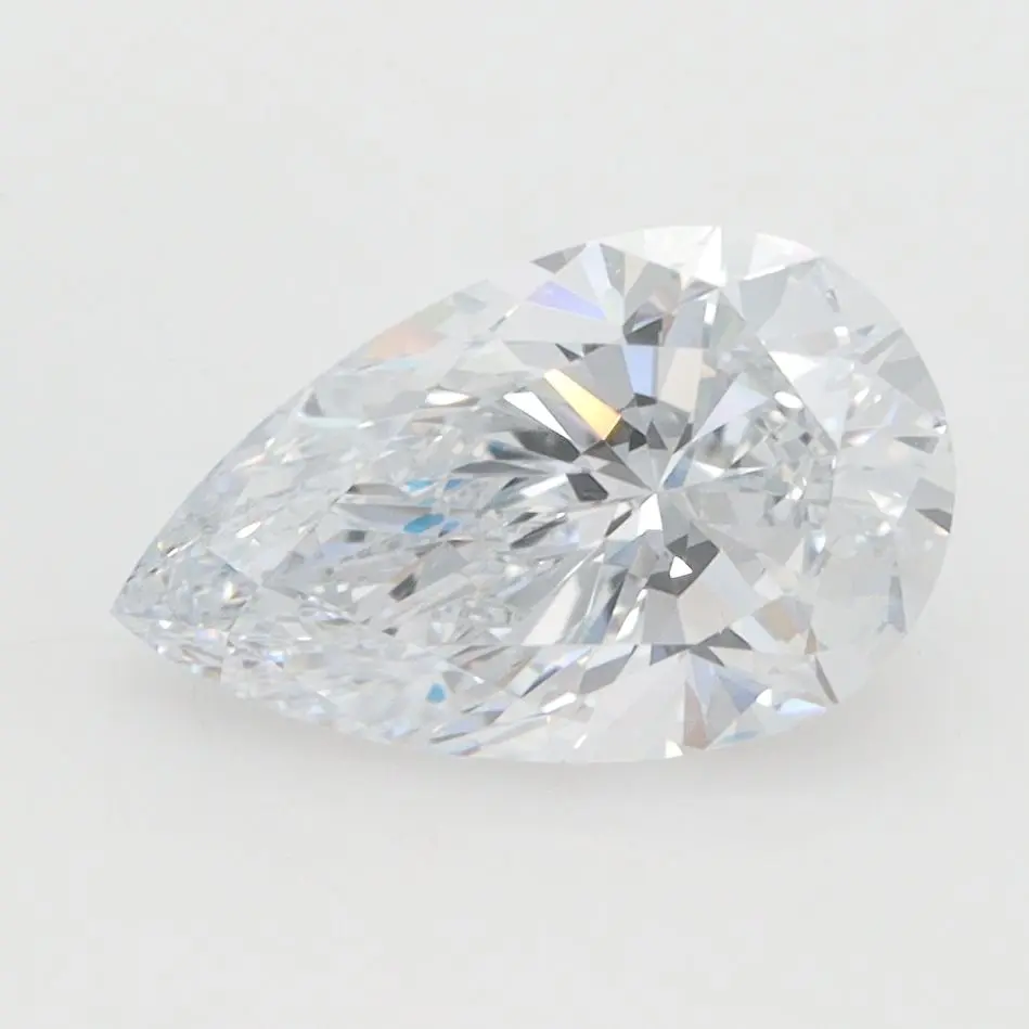 1.36 Carat Lab Grown Pear Diamond