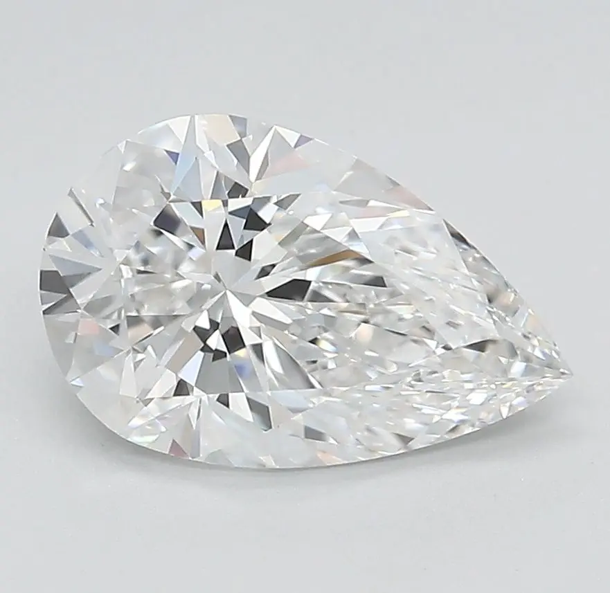 2 Carat Lab Grown Pear Diamond