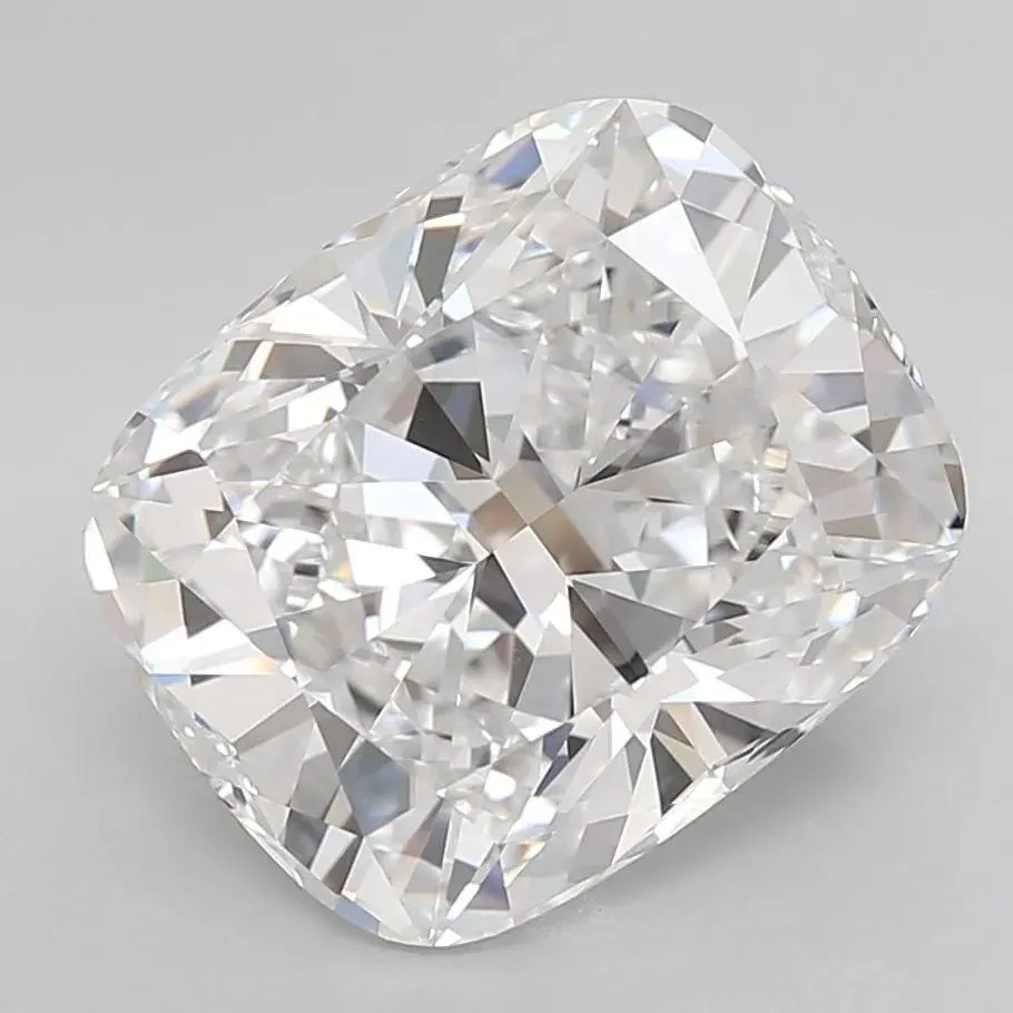 6.59 Carat Lab Grown Cushion Diamond