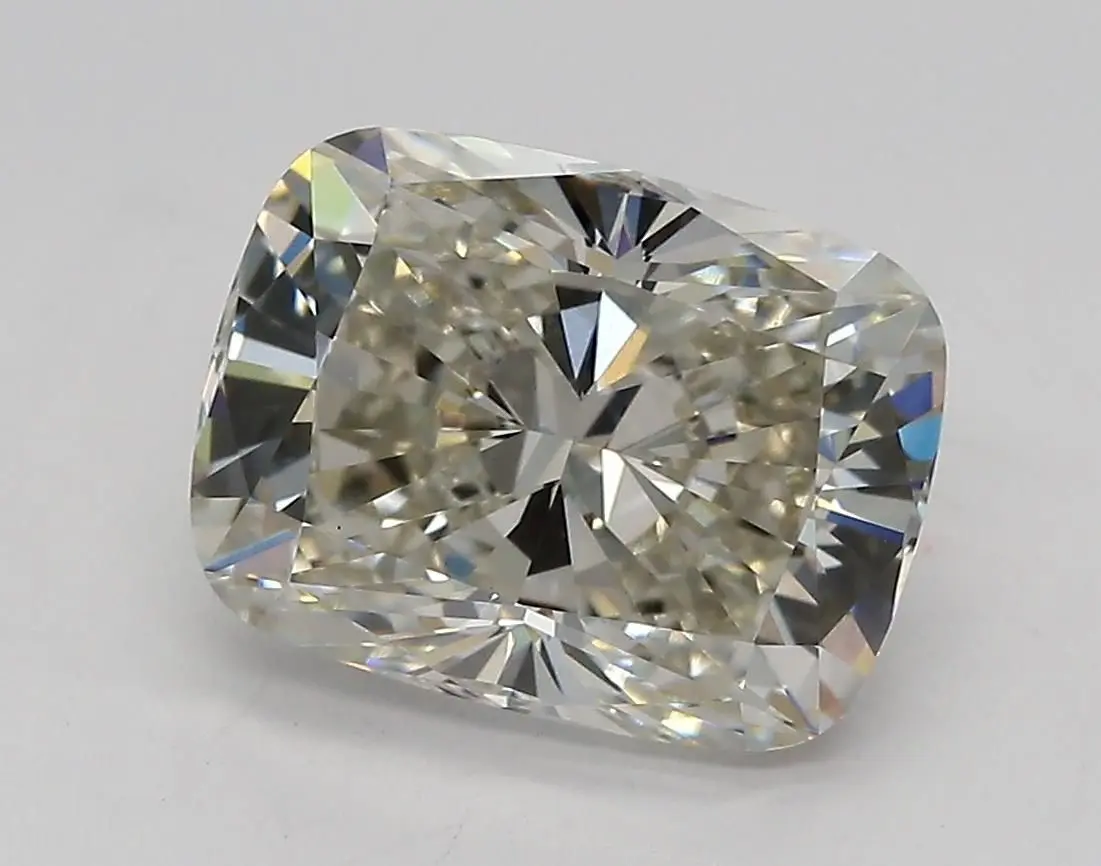3.08 Carat Lab Grown Elongated cushion Diamond
